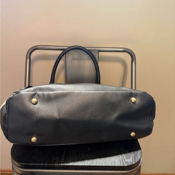 Tignanello Black and Cream Satchel - Picture 6 of 9